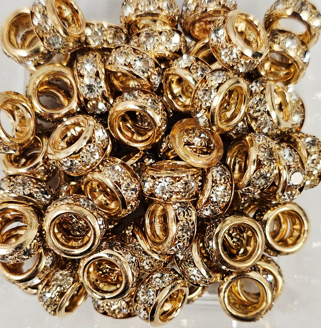 10mm Premium Rhinestone Spacer