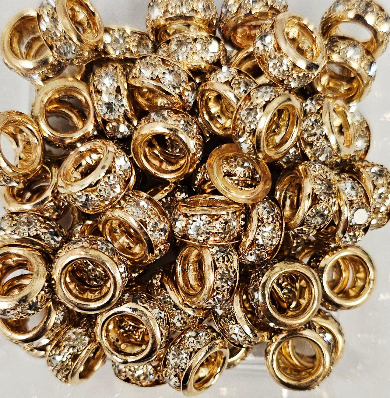 10mm Premium Rhinestone Spacer