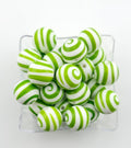 Green Spiral Print