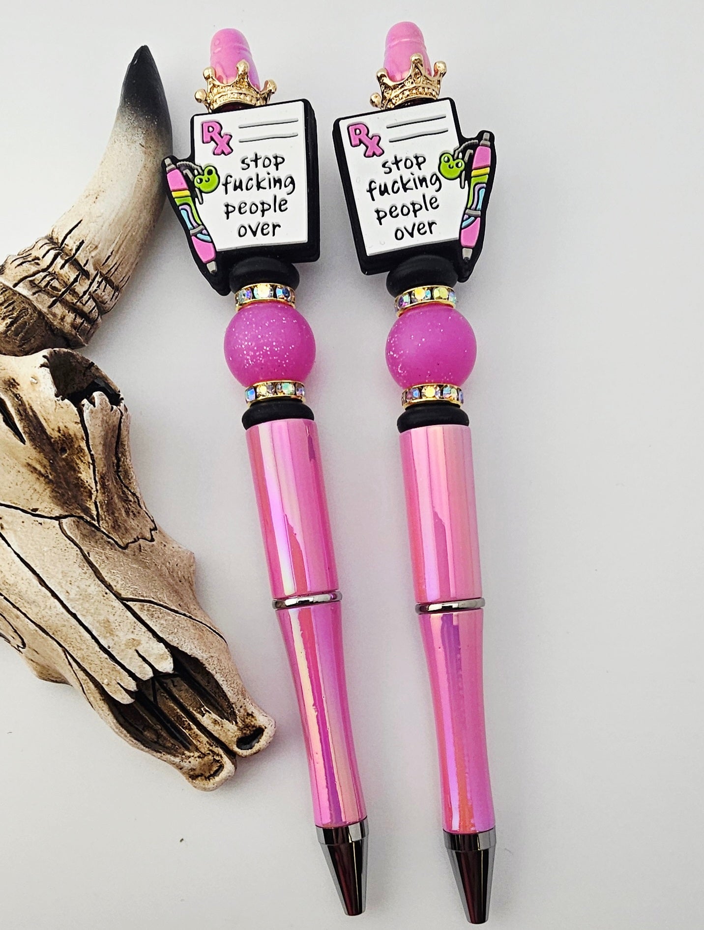 Pre-Made RX Stop FN People Over Pen
