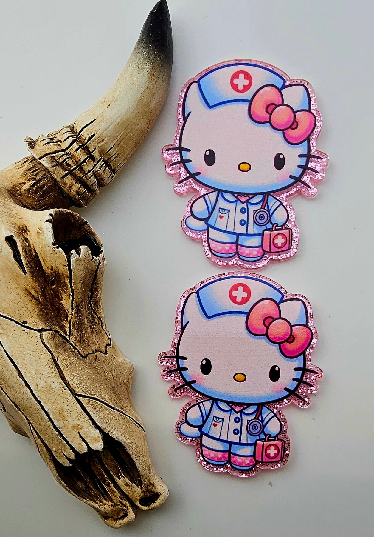 Flatback Pink Kitty Nurse 238