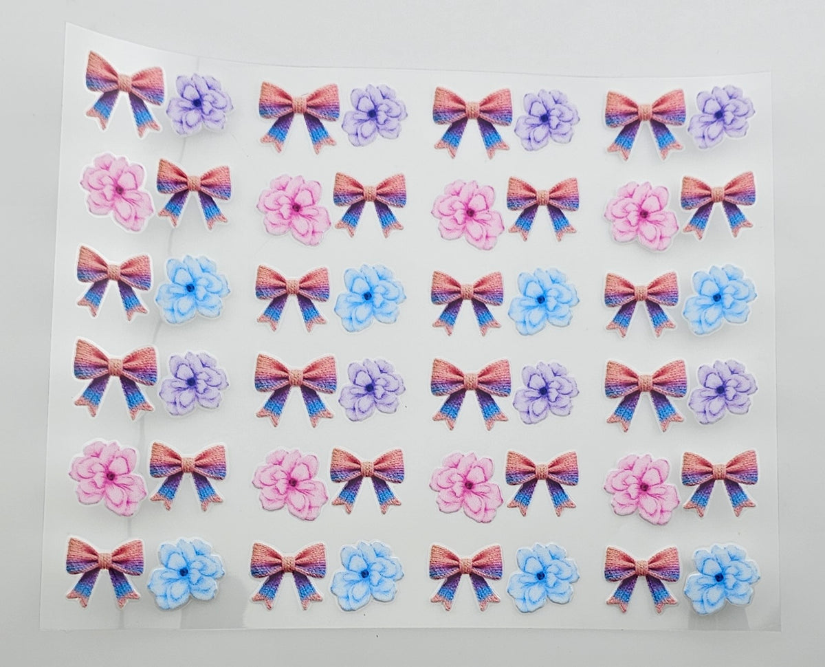 UVDTF Bows and Flowers  Pen Wrap *sold individually*