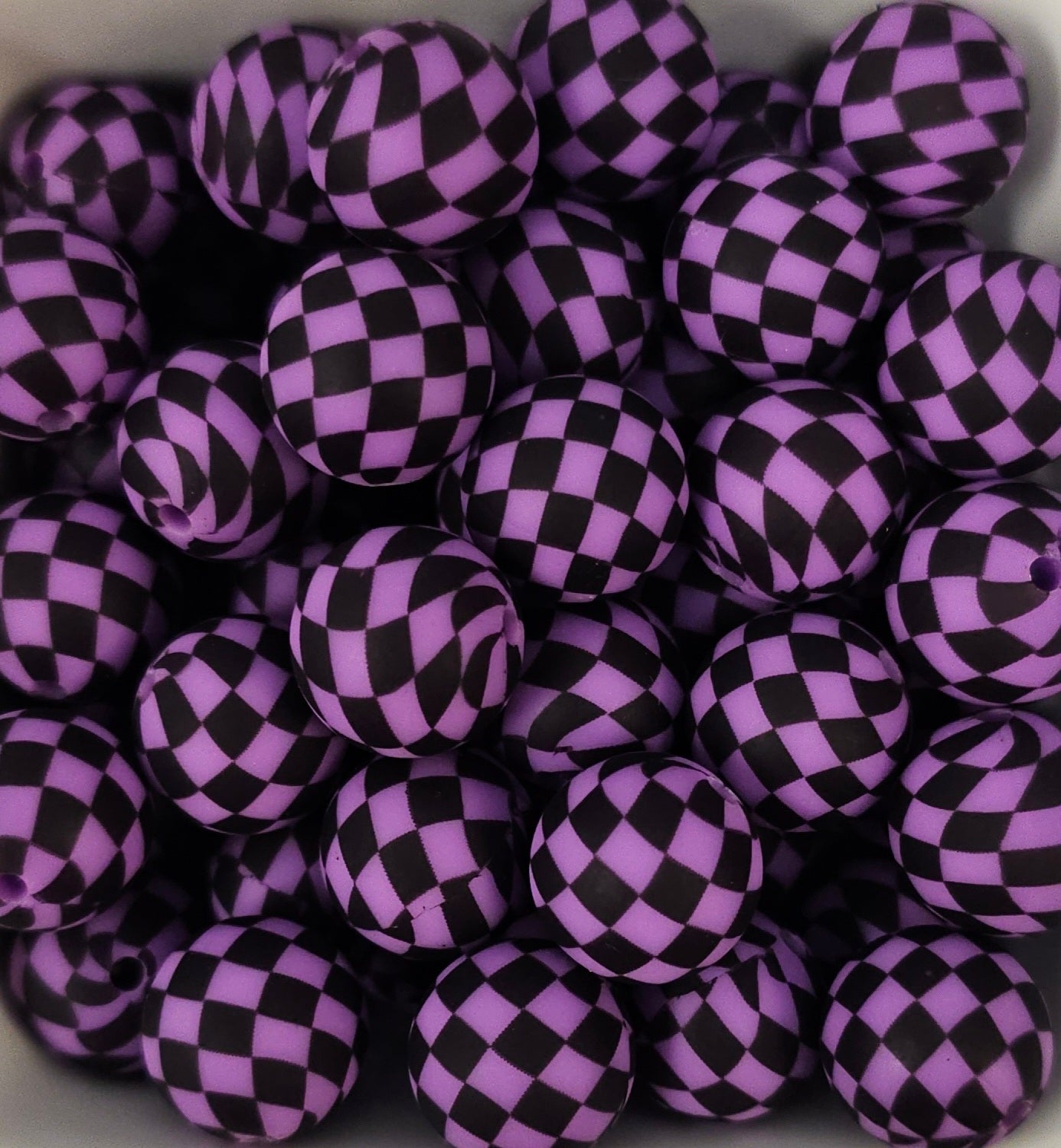 #4 Purple Checkered 15mm Print