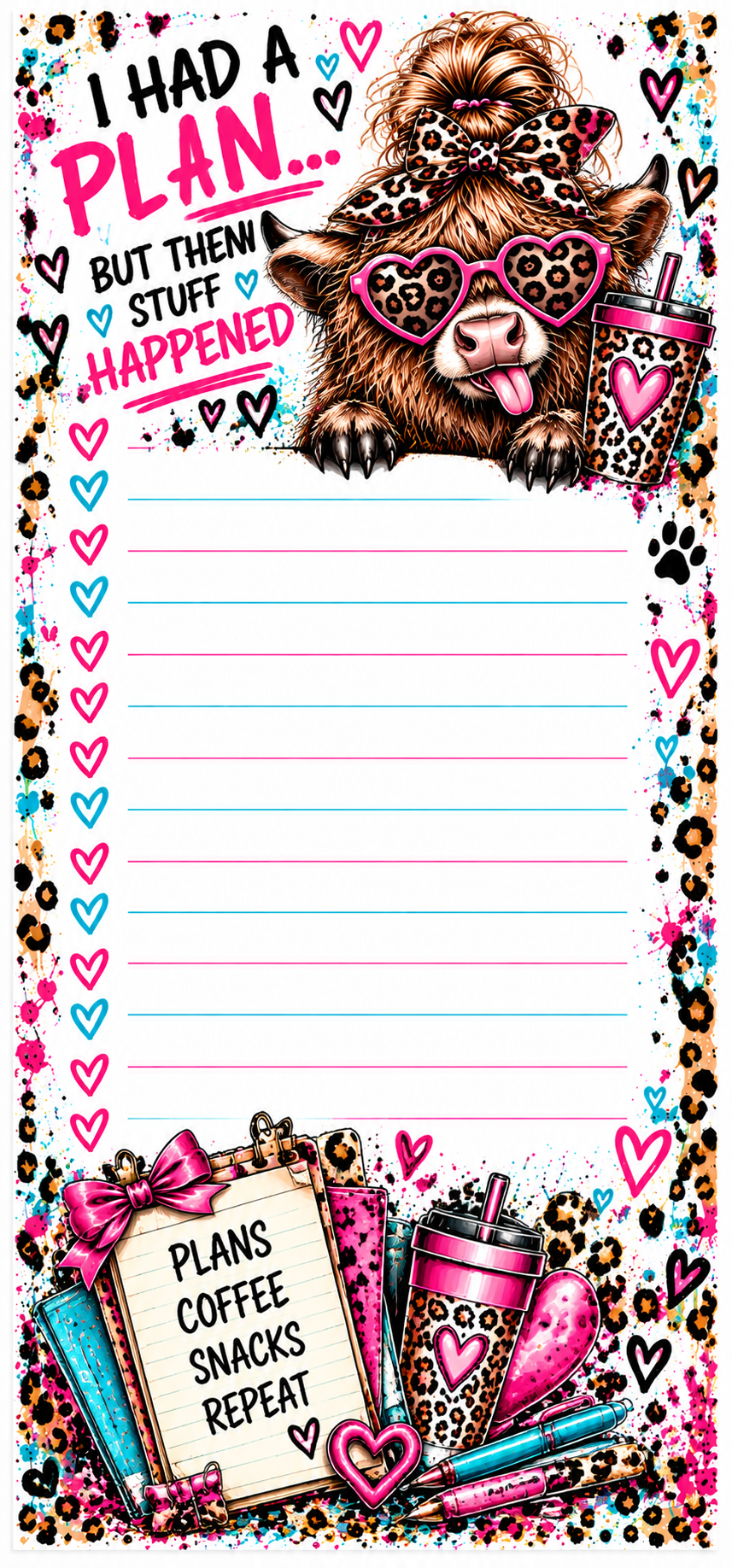 Sassy Trashy Collection Notepad