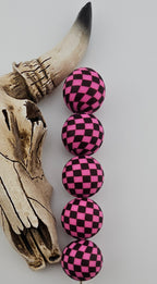 Checker Ptint 19mm Silicone