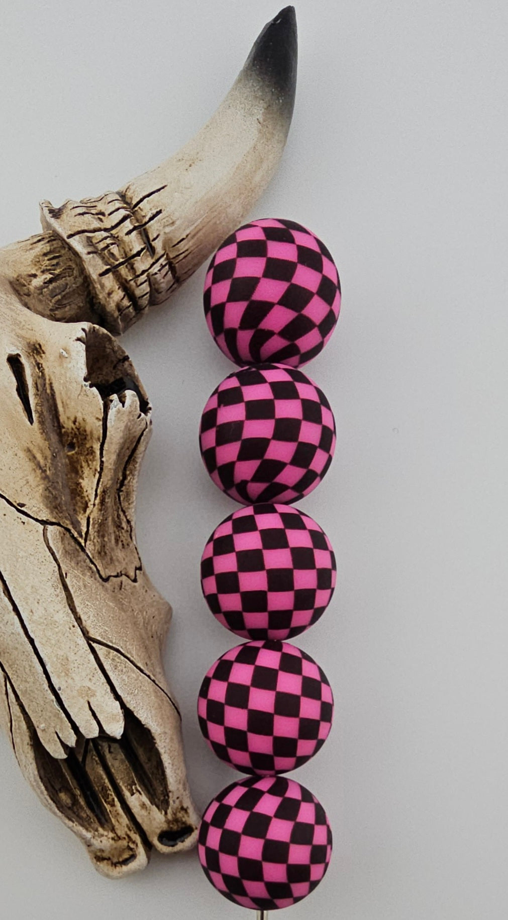 Checker Ptint 19mm Silicone