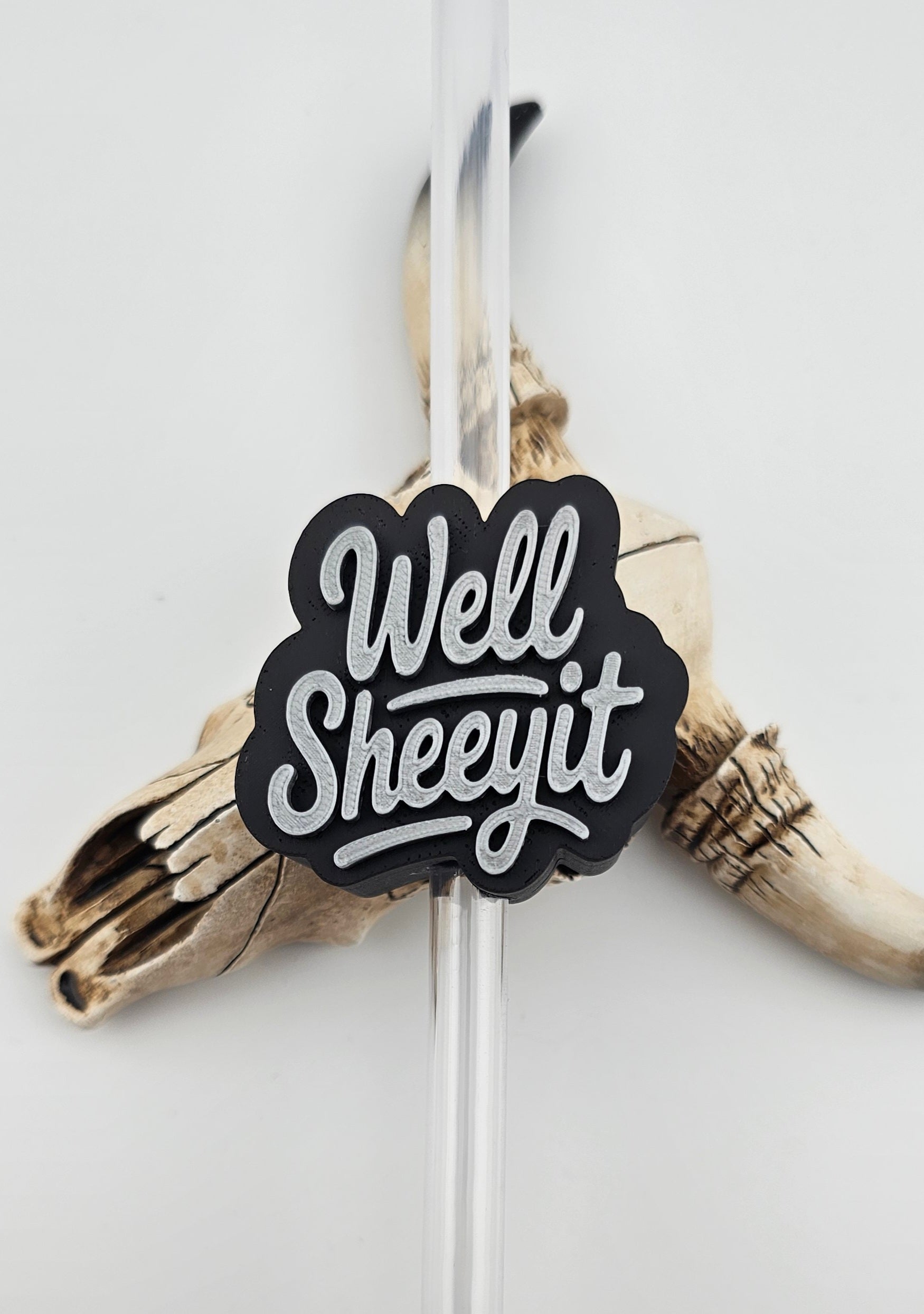 3D Well Sheeyit Straw Topper 10mm