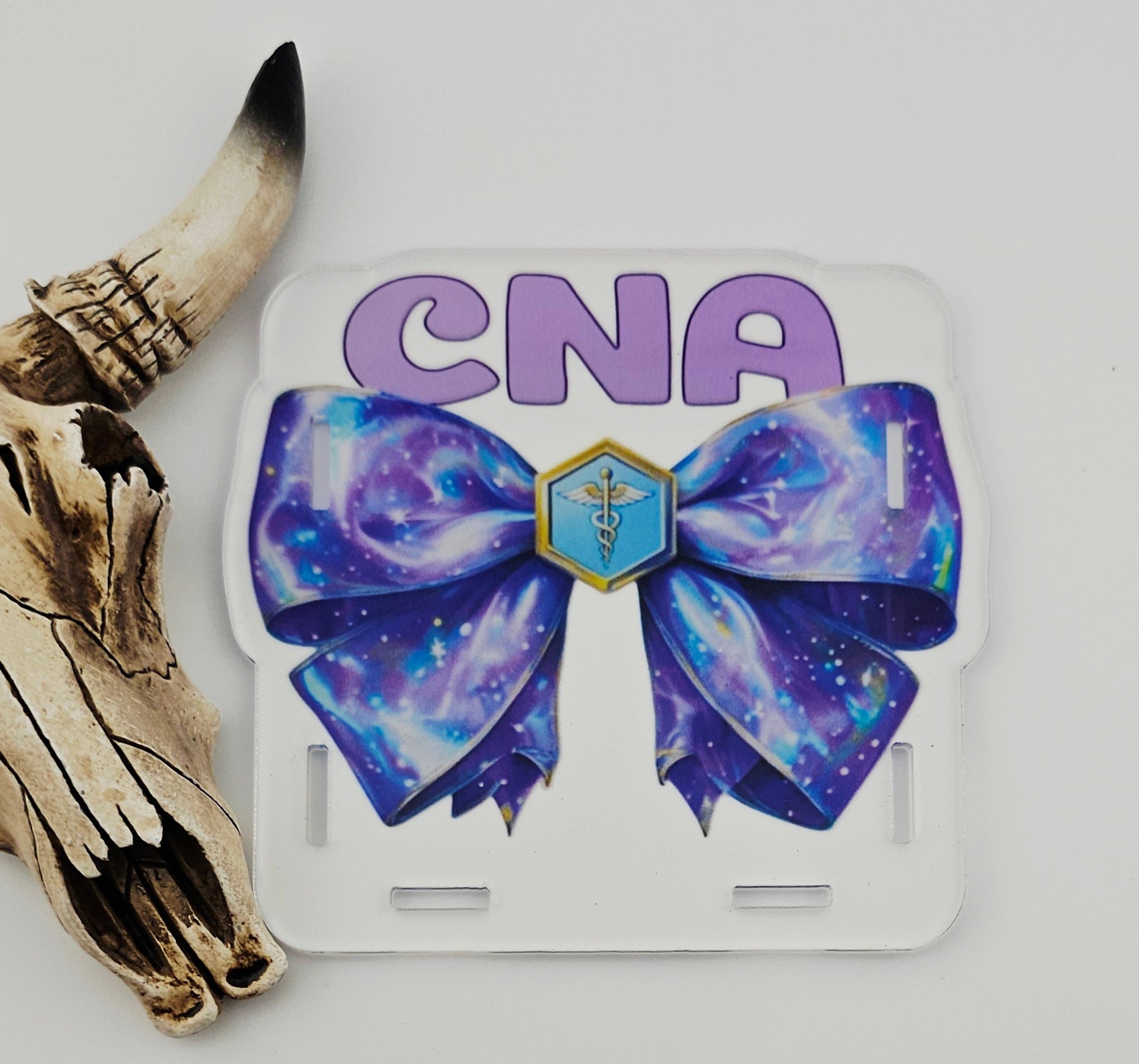 Pen Box CNA Purple Bow 15