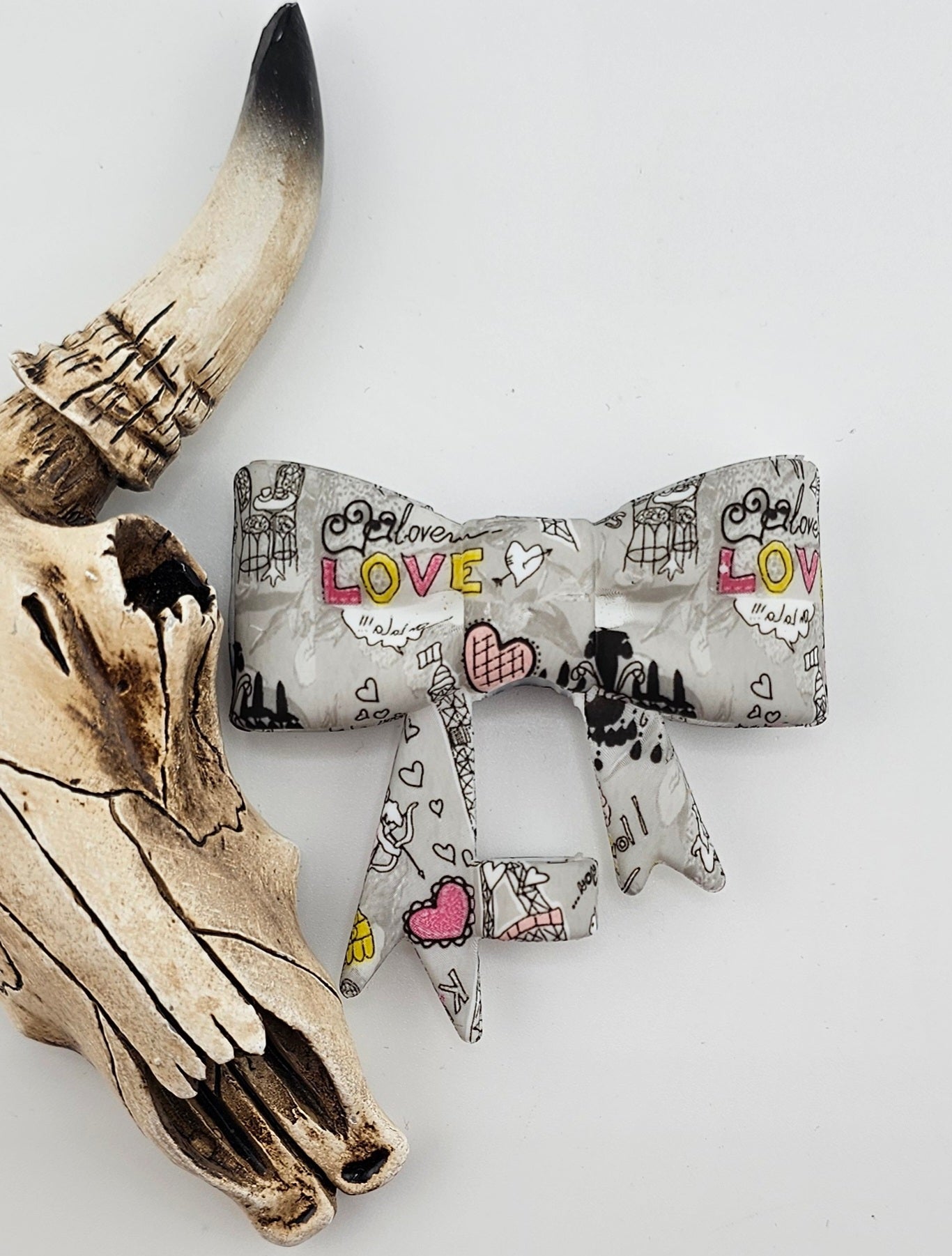 Straw Topper Bow Love Travels