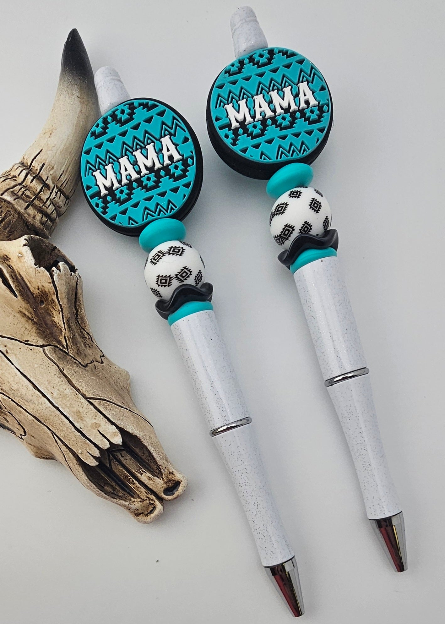 Pre-Made Aztec Turquoise Mama Pen