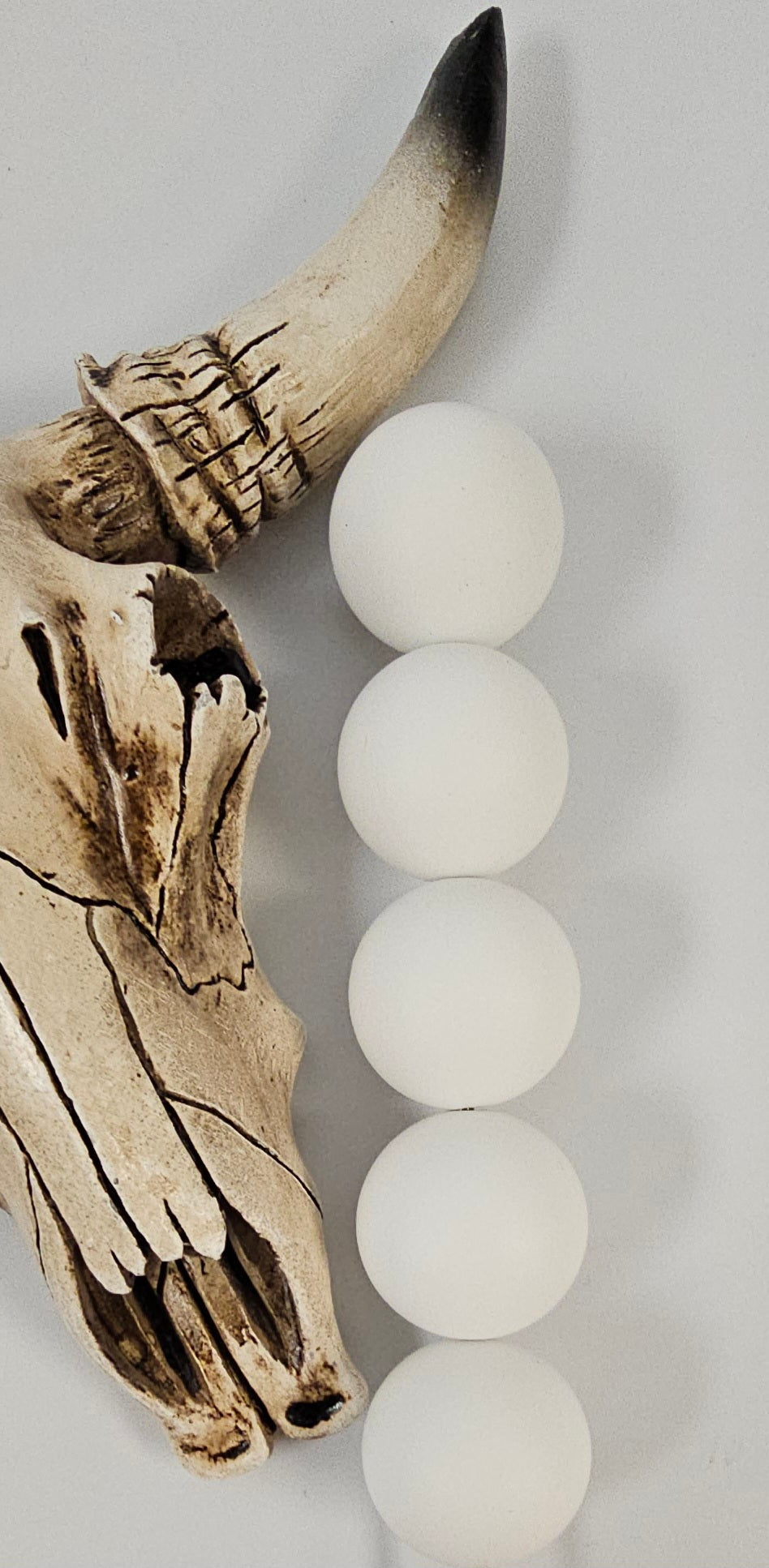19mm Solid Silicone Beads