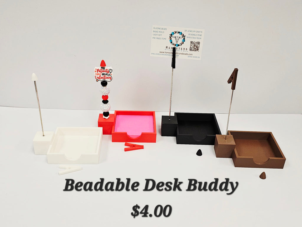 Beadable Desk Buddy 3D Printed