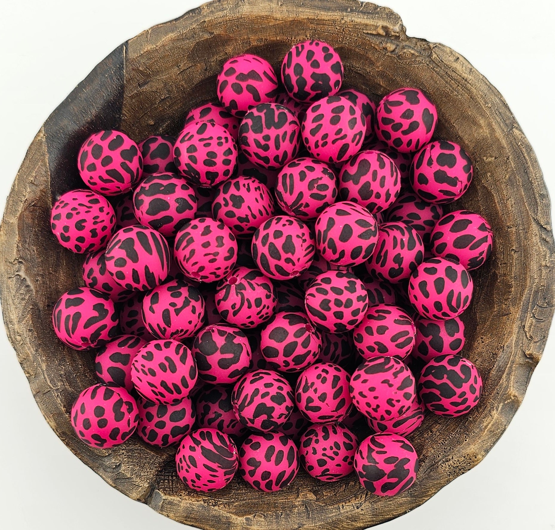 Fuchsia/Black Cow Print