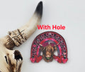 Flatback Highland Cow Rainbow 483 *with hole*