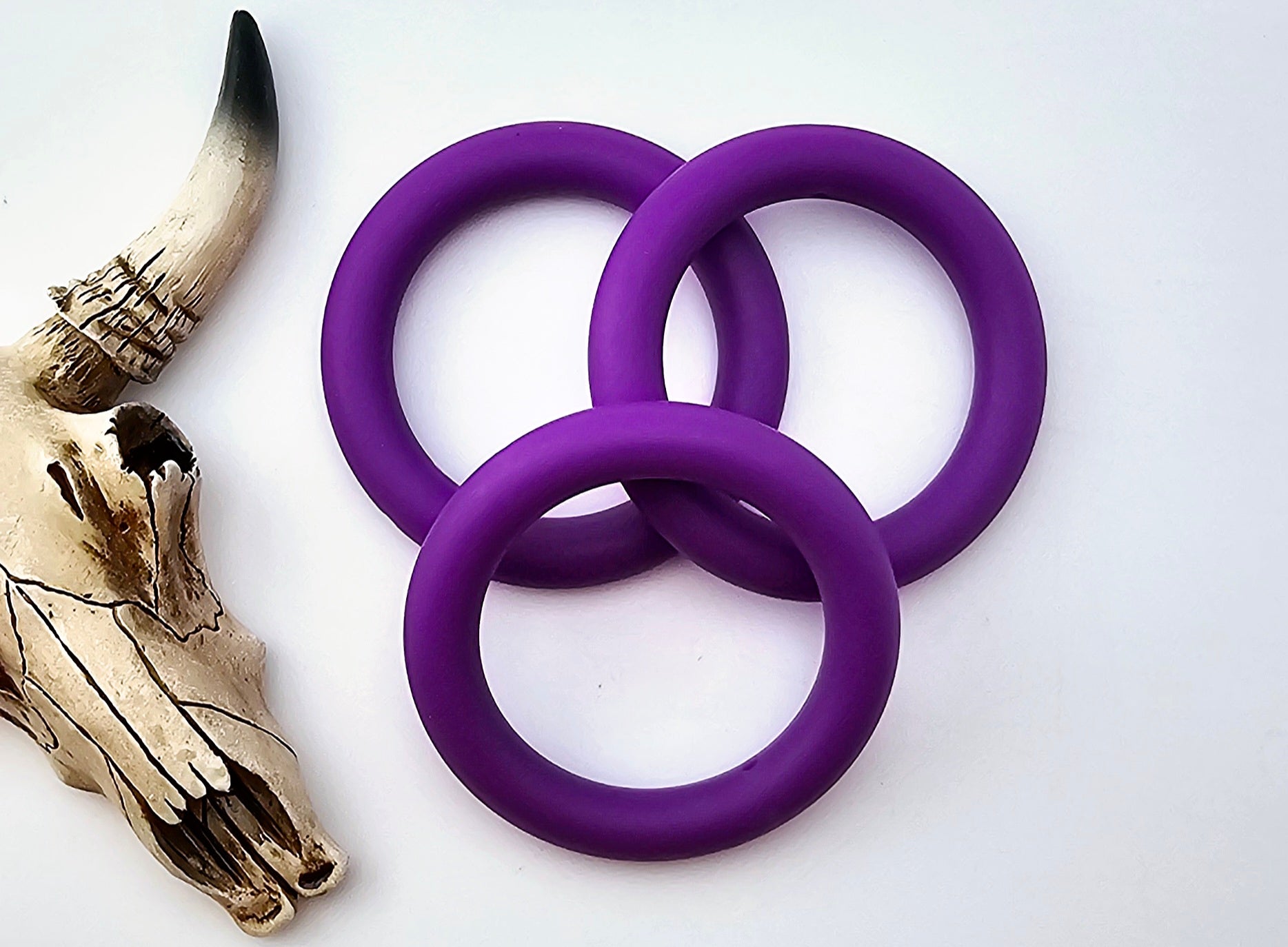 Silicone Ring 65mm #6 Grape Purple