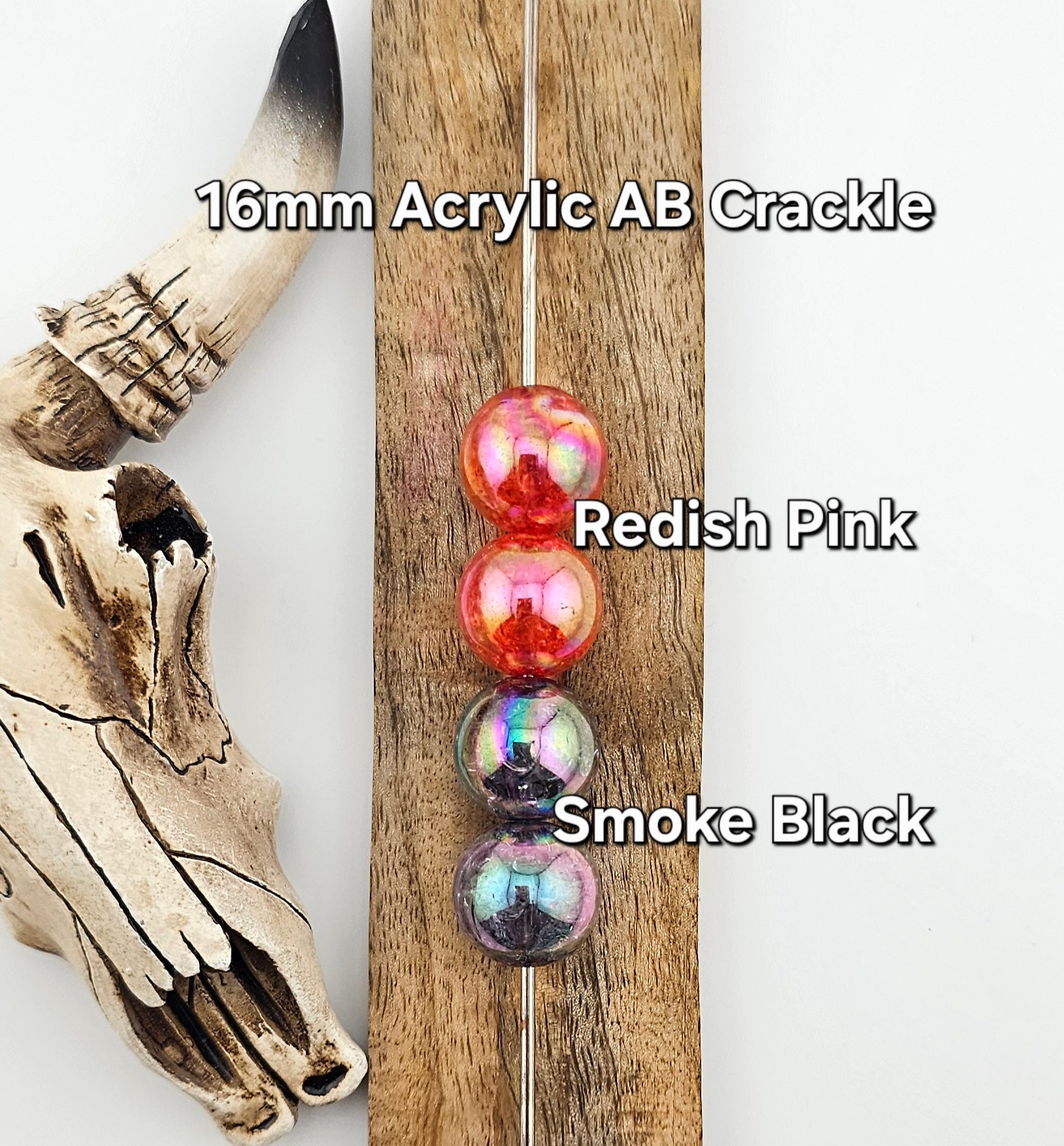 16mm Acrylic AB Crackle
