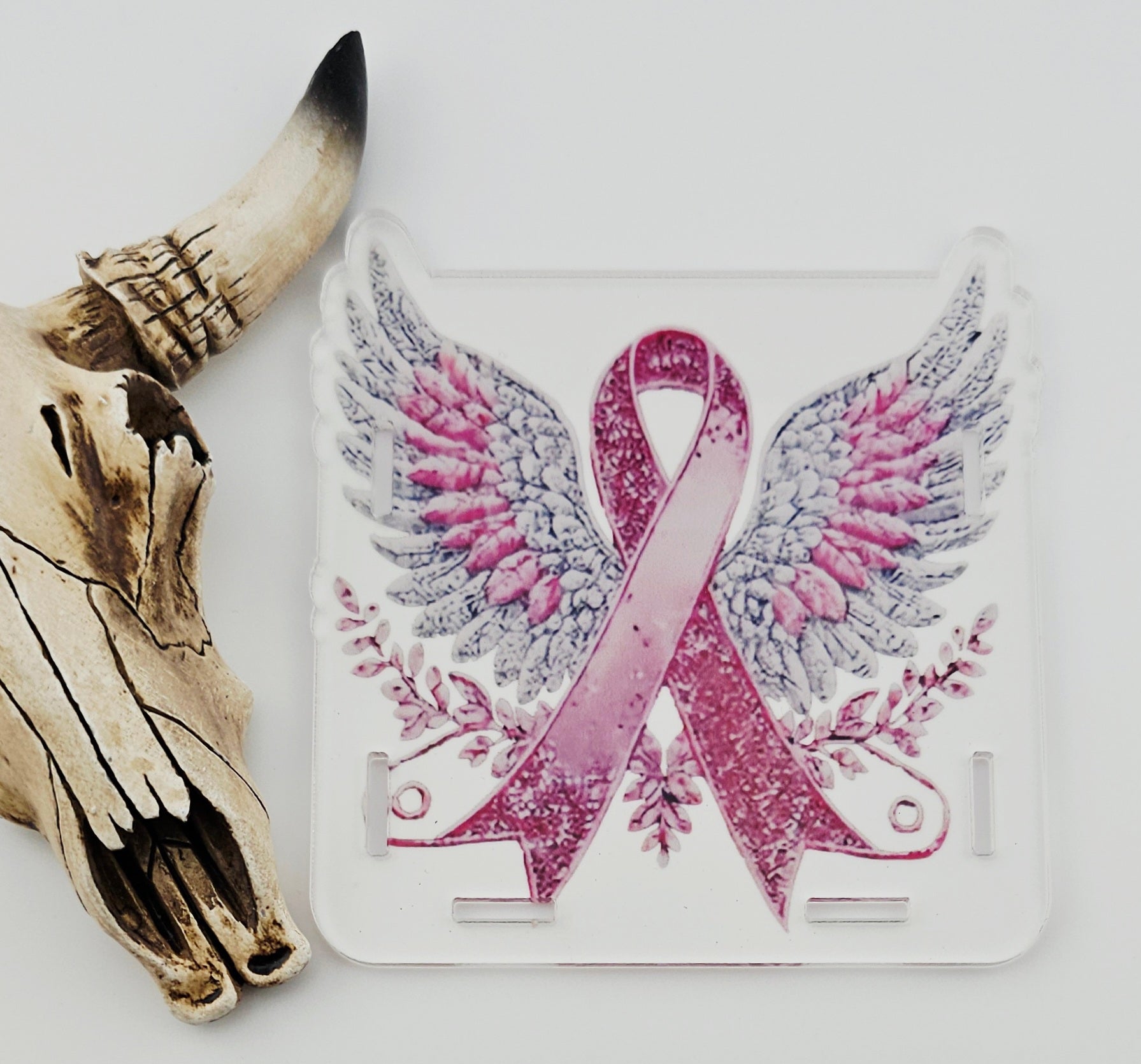 Pen Box Breast Cancer Angel Wings 28