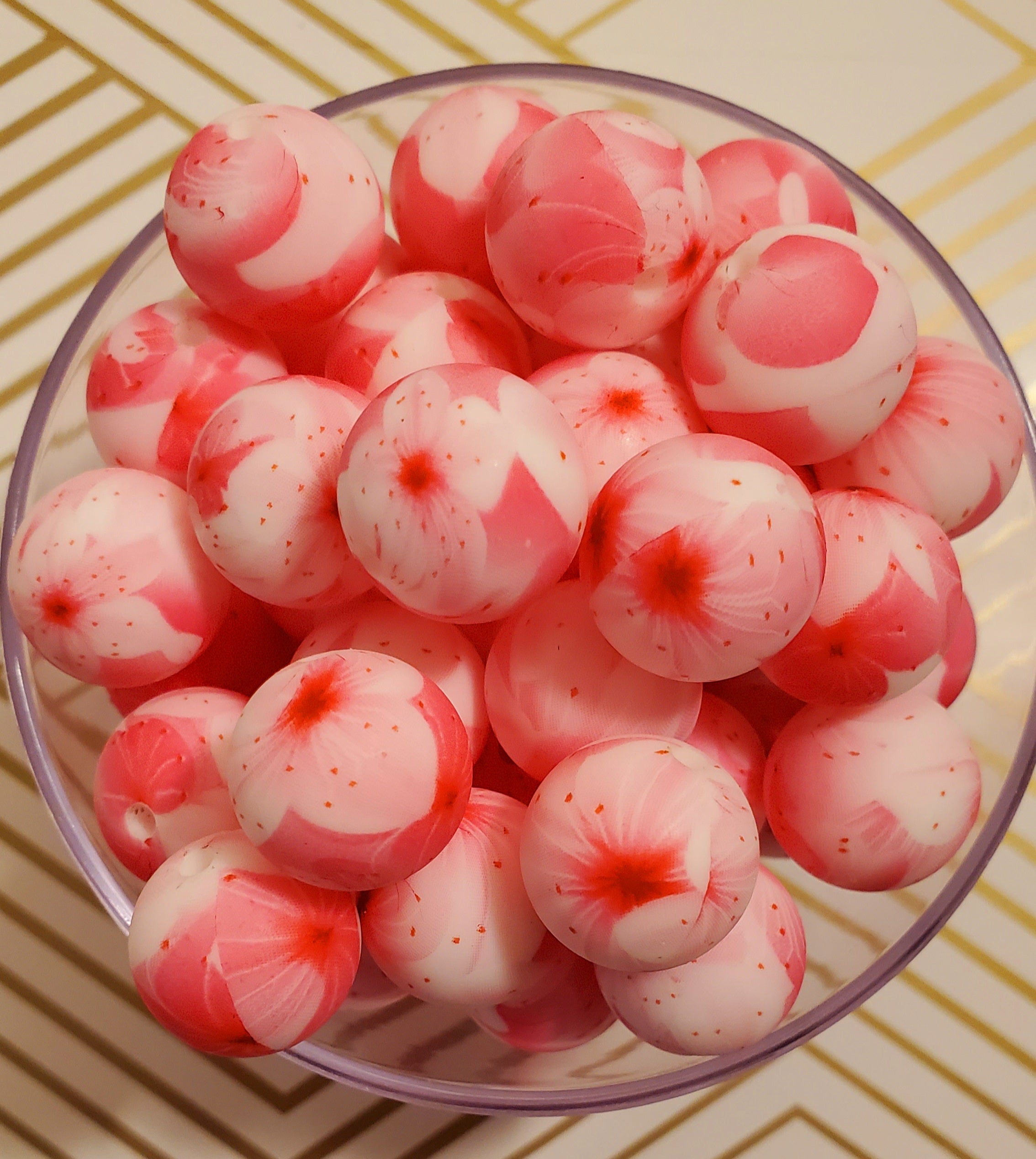 Pink Flower Petals Print