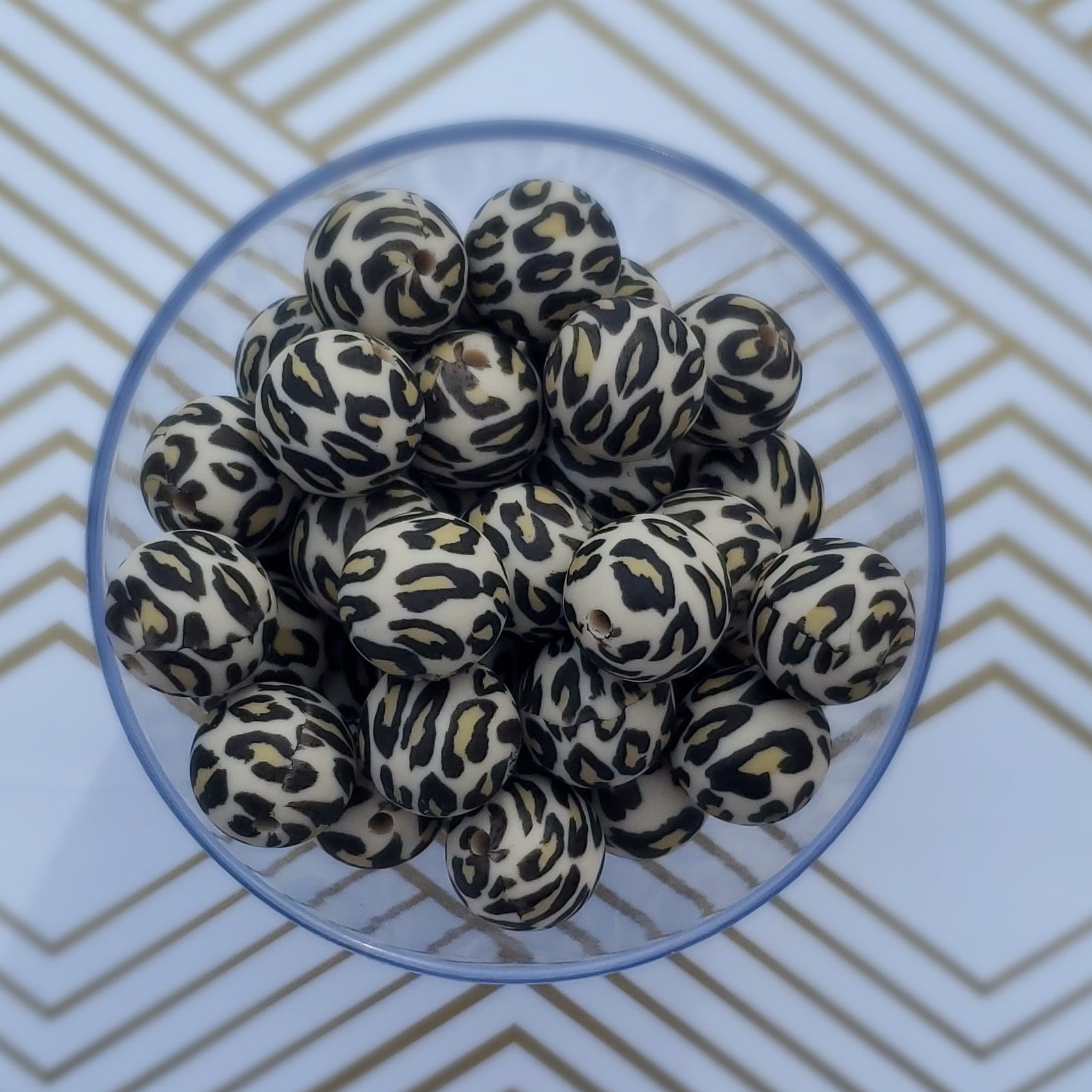 Tan Leopard #2 Print 15mm