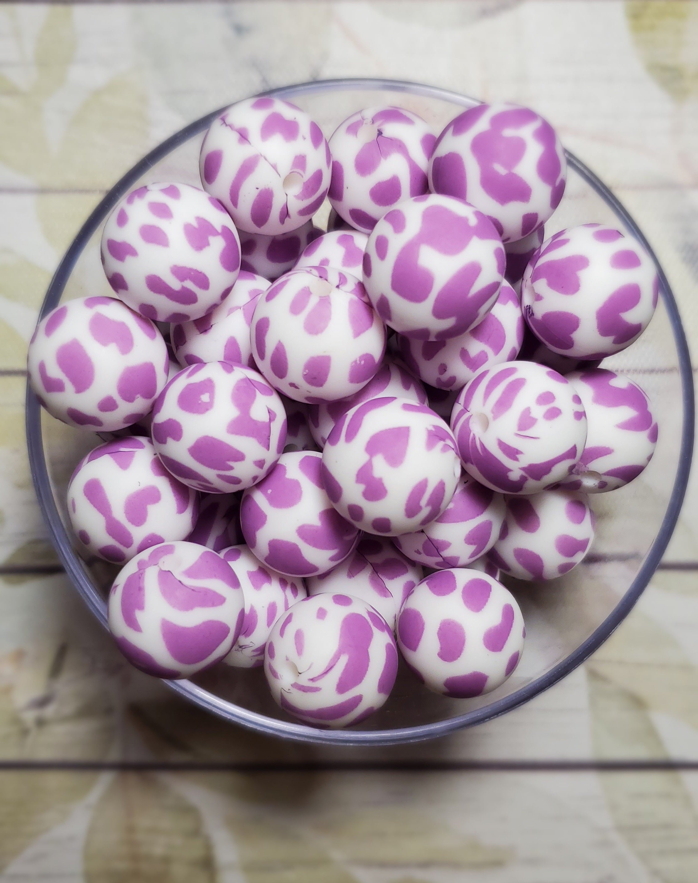 Light Purple Cow Print
