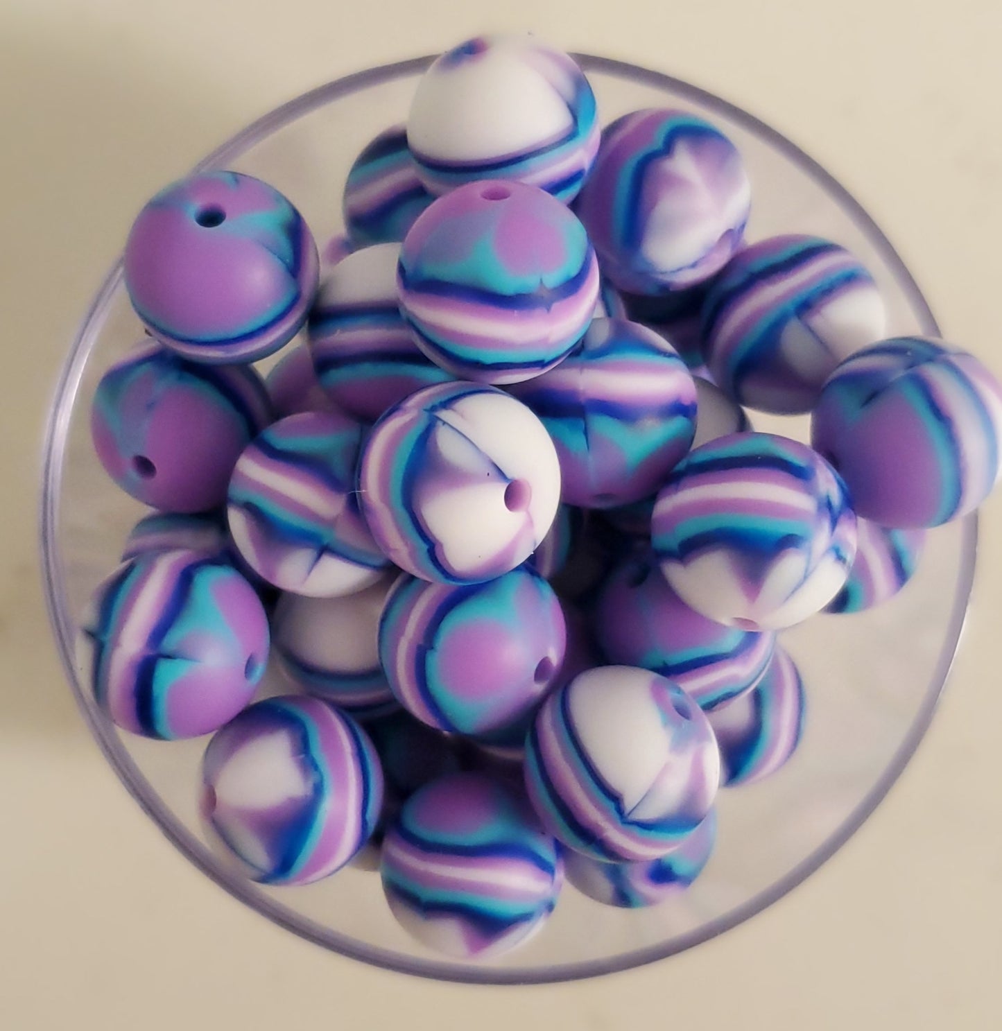 Grape Swirl Print 15mm