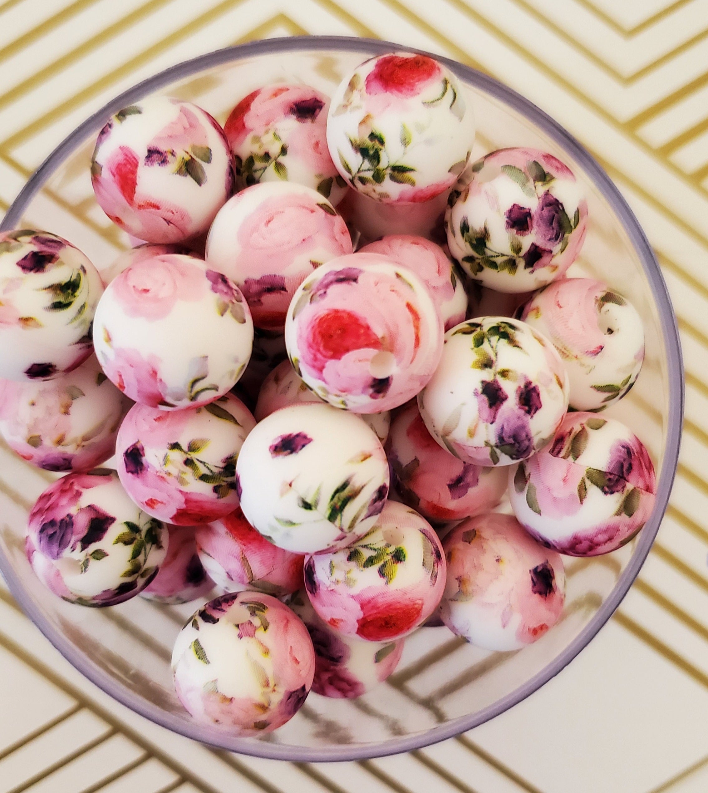 #304 Pink Rose Print
